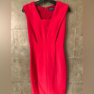 Classic elegance in this red dress for your next outing